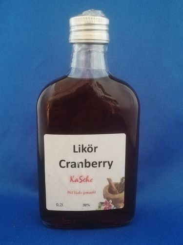 Cranberry Likör